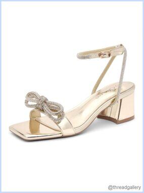 Low Block Heel Sandals 2.5 Inch Chunky Square Toe Ankle Strap Slingback Dress